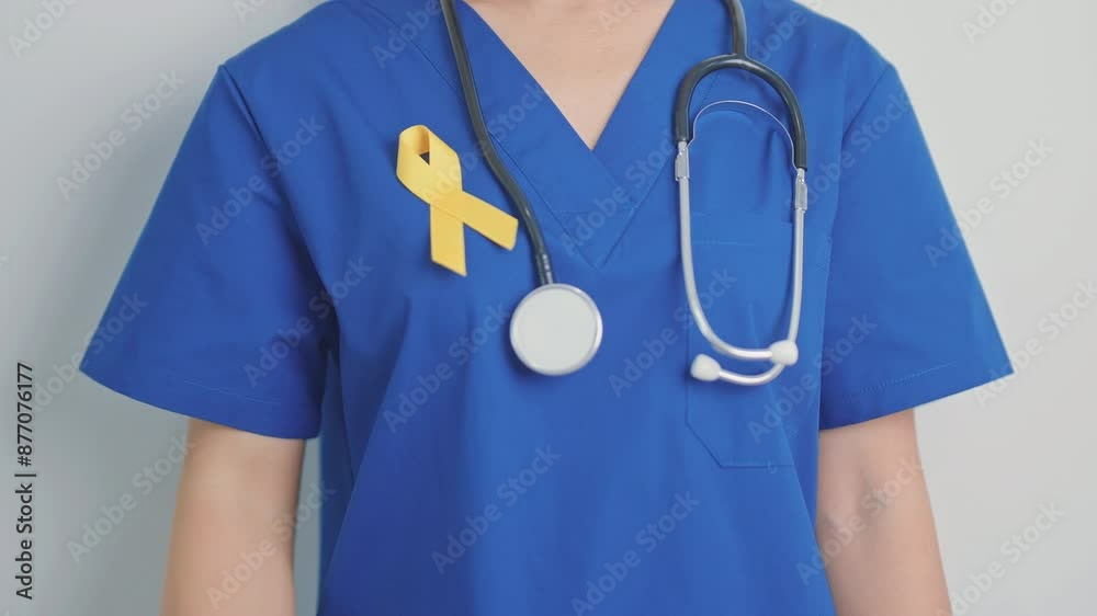 Yellow September, Suicide prevention day, Childhood, Sarcoma, bone and bladder cancer Awareness month, Yellow Ribbon for supporting people life and illness. Healthcare and World cancer day concept Yellow September, Suicide prevention day, Childhood, Sarcoma, bone and bladder cancer Awareness month, Yellow Ribbon for supporting people life and illness. Healthcare and World cancer day concept