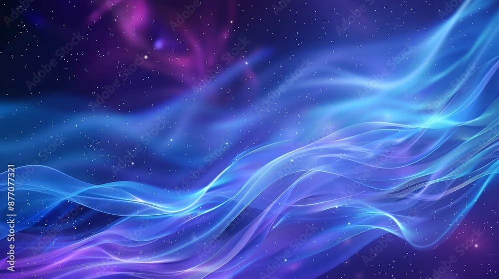 Fototapeta premium Blue and purple digital background design perfect for enhancing modern screen displays