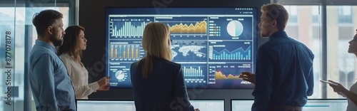 Business Process Improvement A team working on improving business processes through detailed analysis of current performance metrics and identifying areas for enhancement. 
