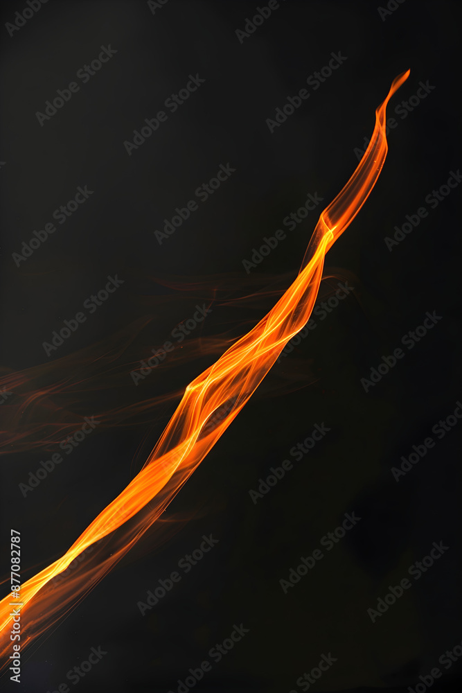 Dynamic Coloured Streak on Dark Background Dynamic Coloured Streak on Dark Background