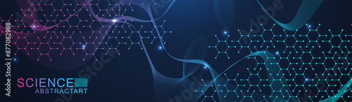 Εκτύπωση καμβά Global network connection website header or banner design