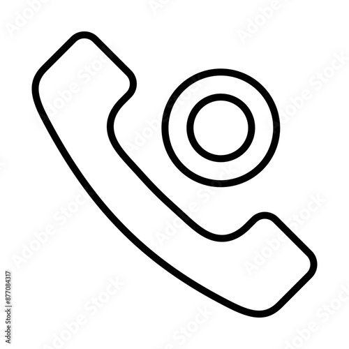 Call Recording line icon