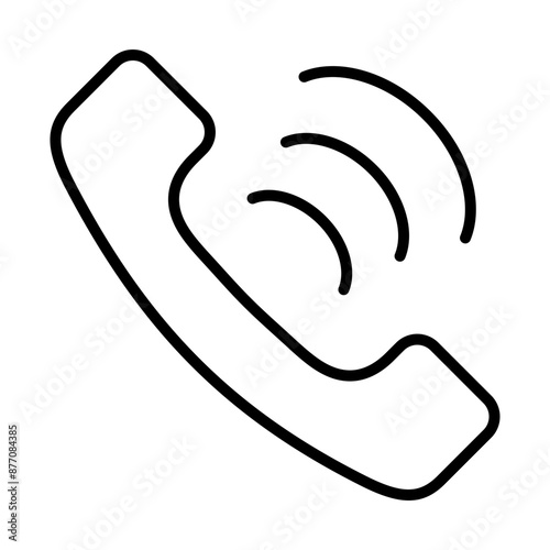 Call Routing line icon