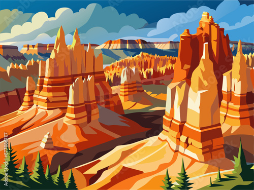 beautiful mountain background