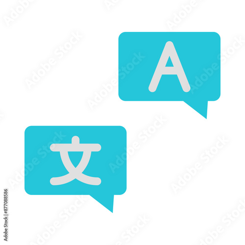 Translation flat icon