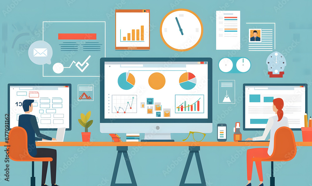 business and idea thinking concept. business and idea thinking concept.