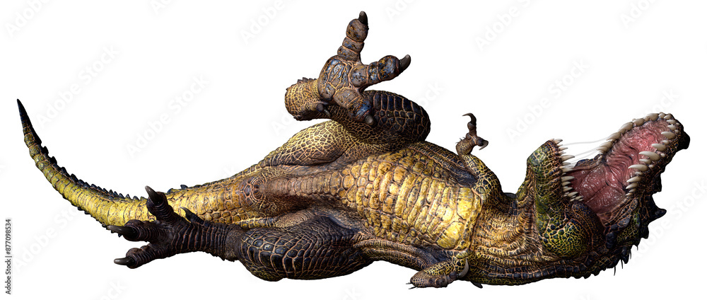 3D Rendering Fantasy Dinosaur on White 3D Rendering Fantasy Dinosaur on White