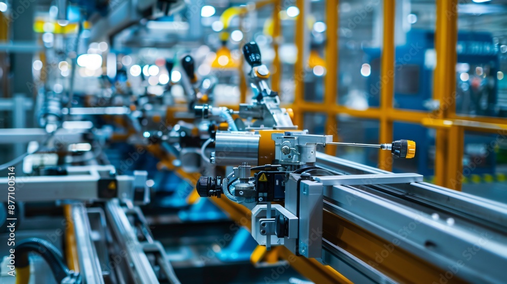 A clean, efficient manufacturing process with streamlined machinery and minimal waste A clean, efficient manufacturing process with streamlined machinery and minimal waste