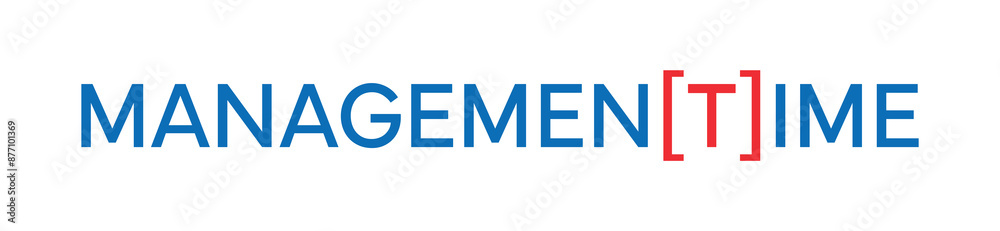 management time logo. management time concept on white background management time logo. management time concept on white background