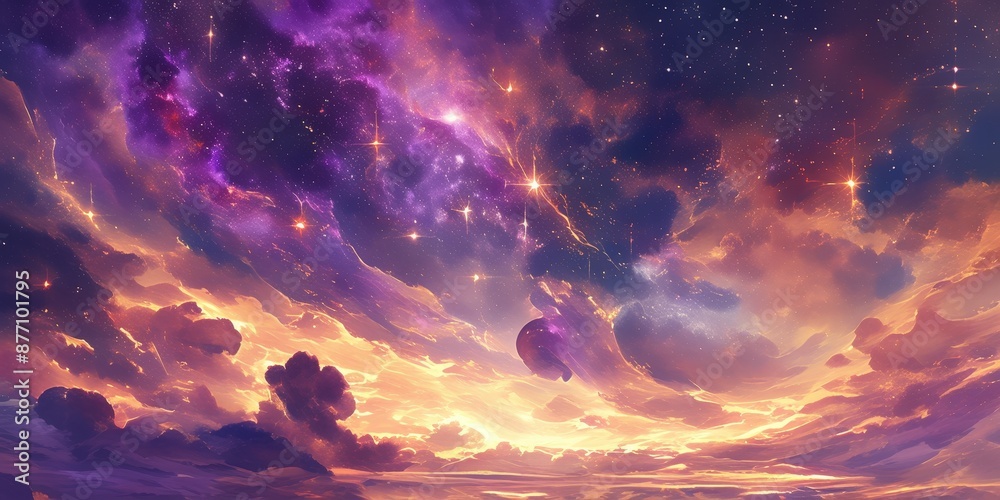 Fototapeta premium Celestial Dreamscape