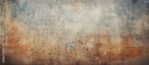Textured grunge wall with copy space image.