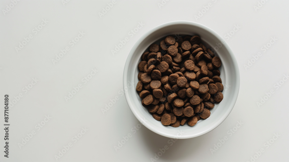 Bowl chocolate chips white surface close-up Bowl chocolate chips white surface close-up