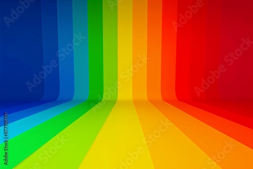 Abstract rainbow colors stripes background