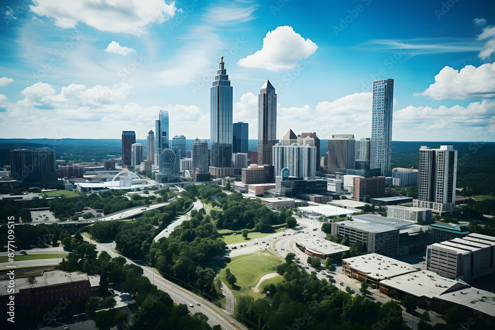 Obraz premium Atlanta city skyline