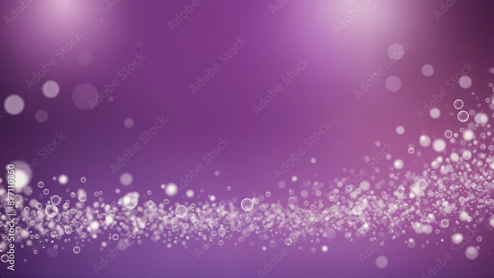 Circular light bokeh on dark background blurry light photo digital rendering anamorphic lens flare