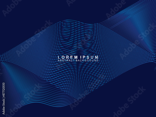 Futuristic blue background digital technology, cyber nano information, abstract communication, future technology data innovation, internet network speed connection.