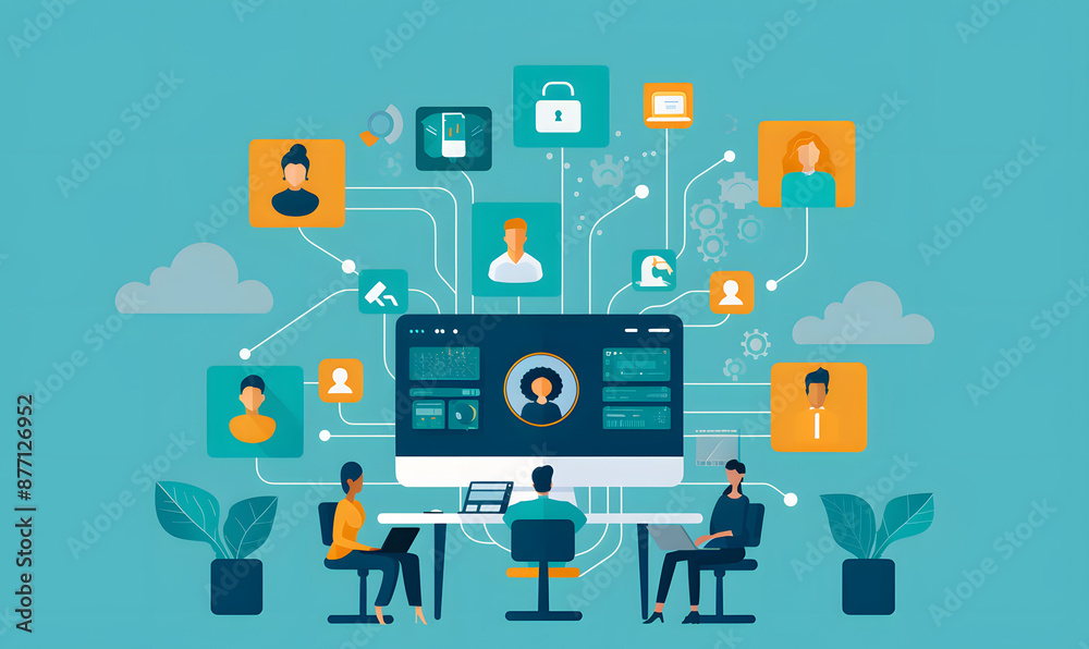 business and idea thinking concept. business and idea thinking concept.