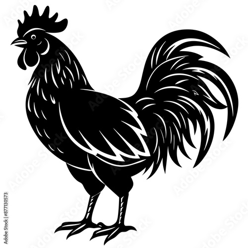 Rooster vector illustration 