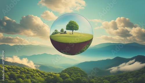 Visualize the concept of zero gravity in a surreal digital painting.