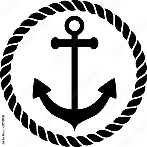 Anchor Design Vector Graphic