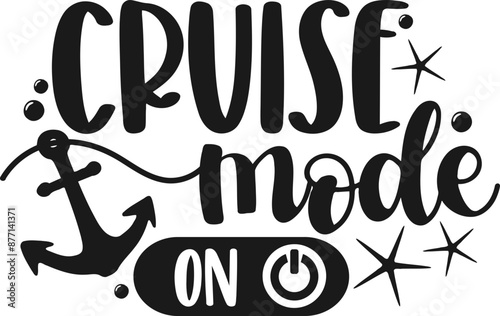 Cruise Design Vector Graphic