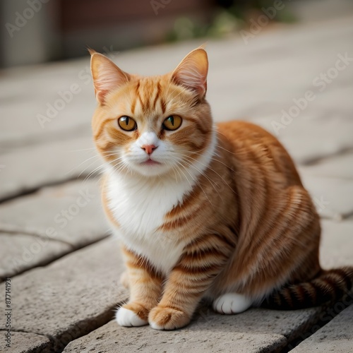 Beautiful and lovely cat looking so cute