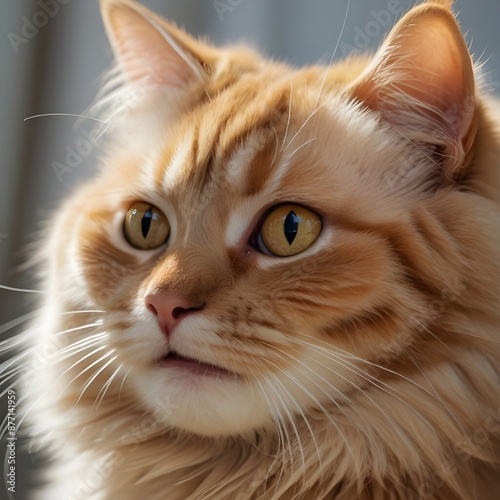 Beautiful and lovely cat looking so cute