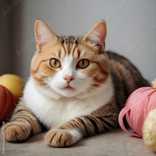 Beautiful and lovely cat looking so cute