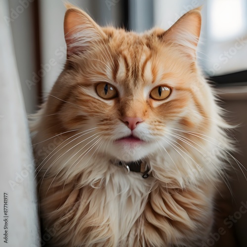 Beautiful and lovely cat looking so cute