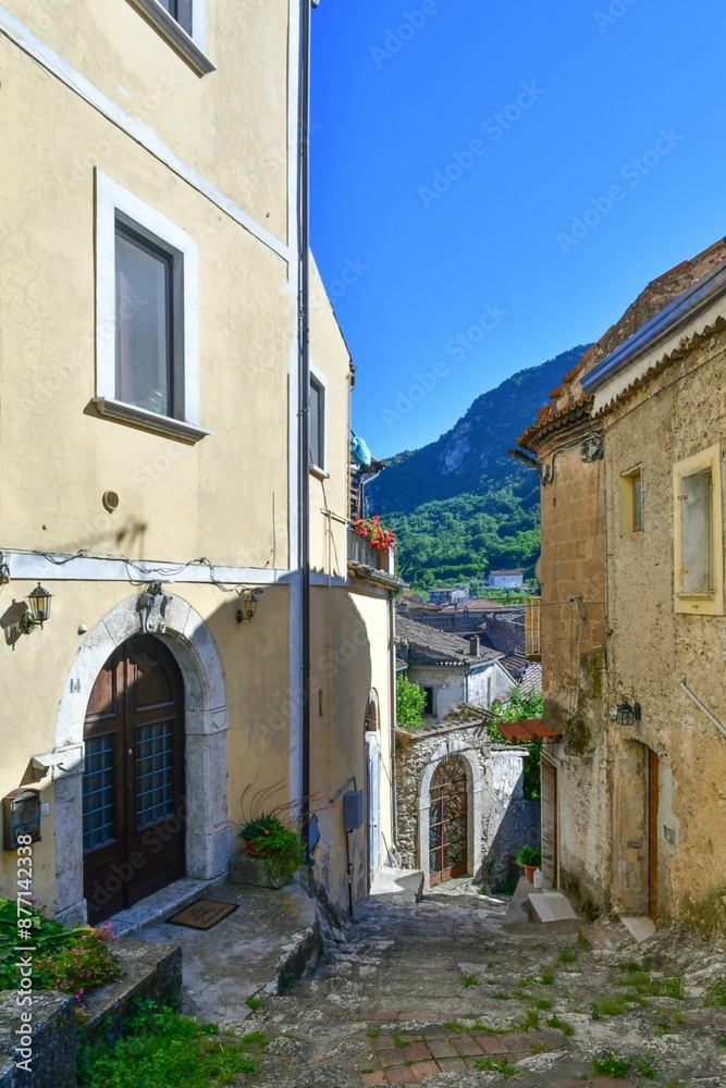 The Italian village of Vairano Paterona in Campania. The Italian village of Vairano Paterona in Campania.