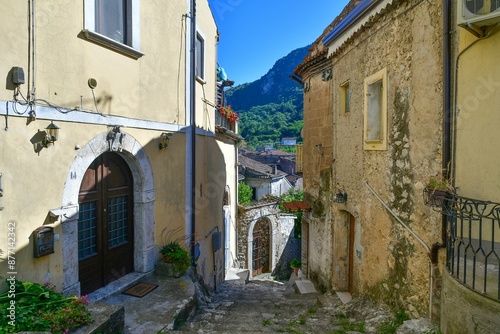 The Italian village of Vairano Paterona in Campania.