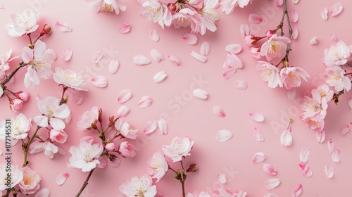Soft Focus Cherry Blossom Pastel Pink Art © AIScenes