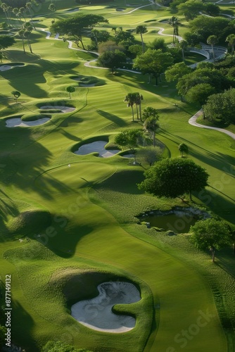 Champion's Challenge: Unconventional Golf Course with Rigorous Hole Layout Testing Seasoned Players