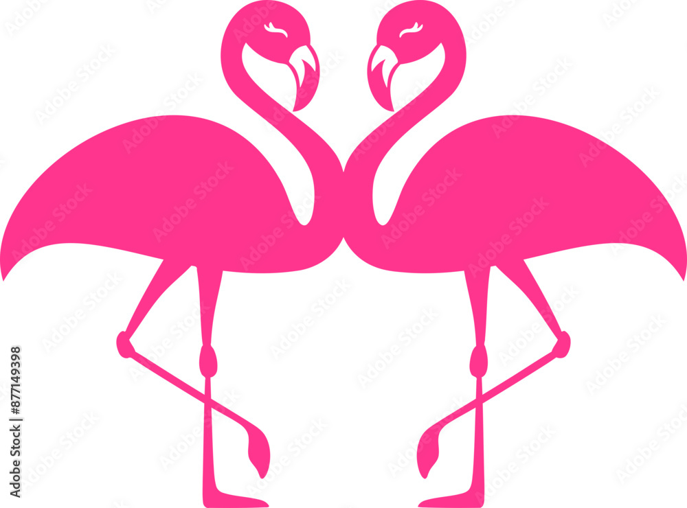 Fototapeta premium Flamingo - Bird Design