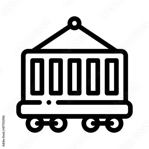 freight train line icon