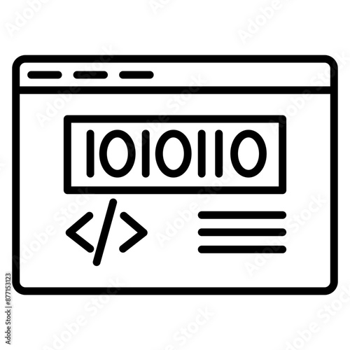 Binary Code Icon