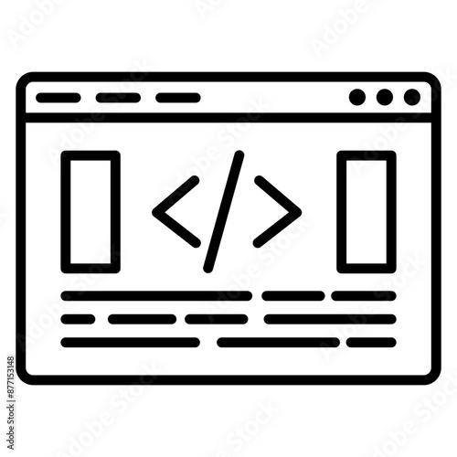 Website Coding Icon