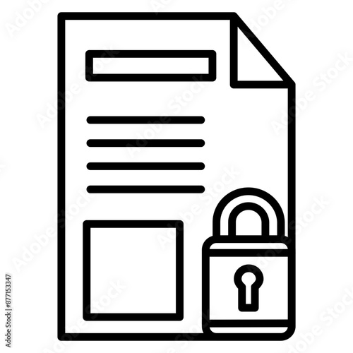 File Protection Icon