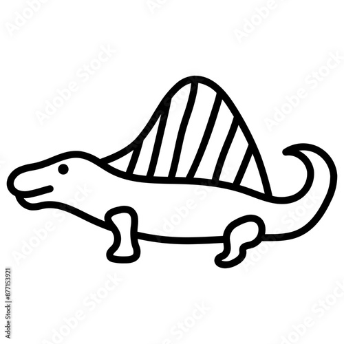 Dinosaurus Lineart