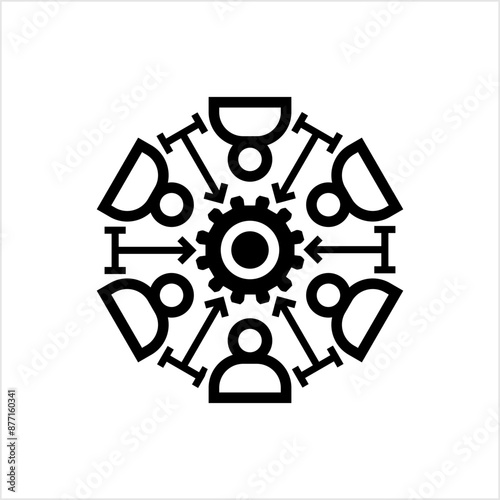 Team Work Icon M_2407001