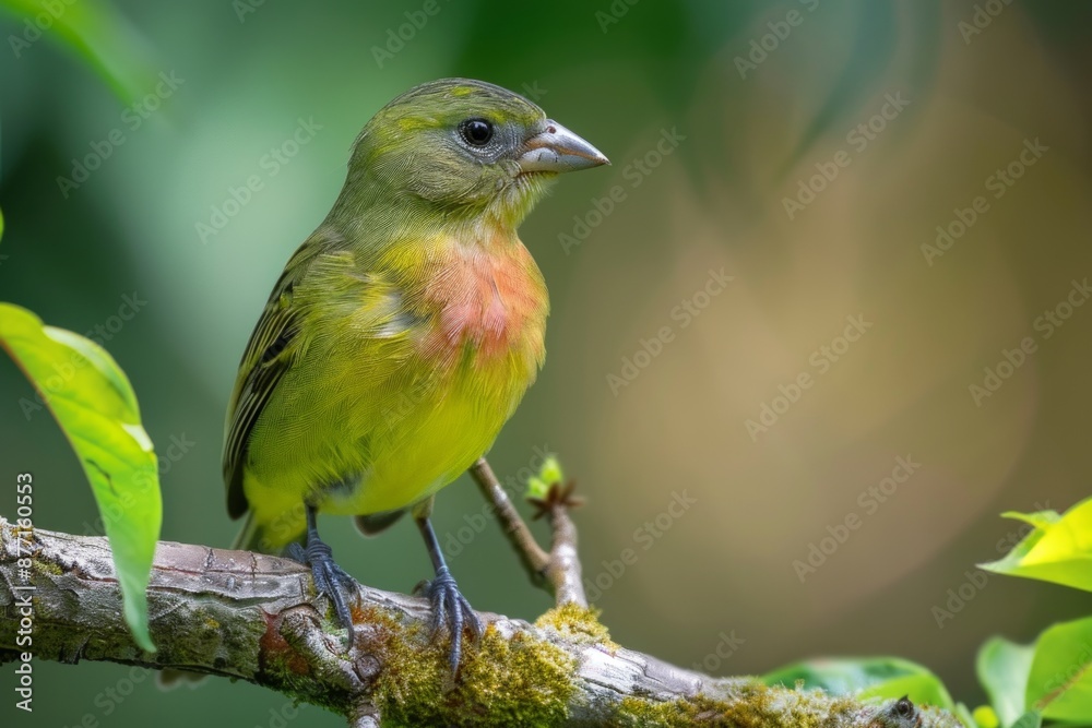 Fototapeta premium Painted Bunting female