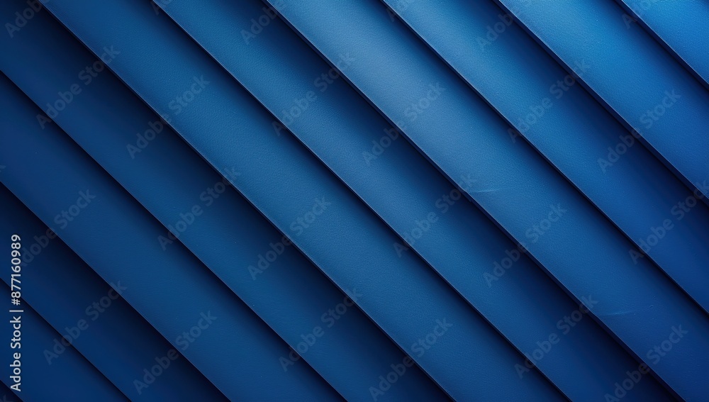 Obraz premium Abstract Blue Diagonal Stripes