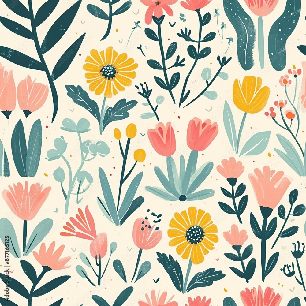 colorful flowers paper background colorful flowers paper background