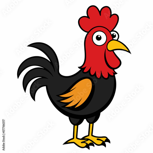 Rooster vector illustration