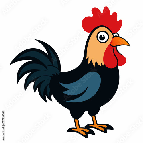 Rooster vector illustration