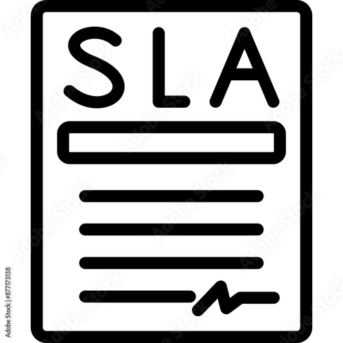 Service Level Agreement (SLA) Icon