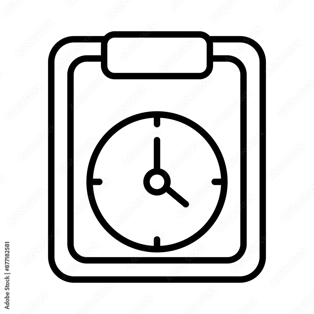 Time Management Lineart