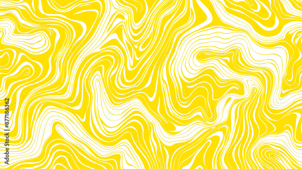 Fun yellow line doodle seamless pattern. Creative abstract style art background for children or trendy design with basic shapes. Simple childish scribble wallpaper print Fun yellow line doodle seamless pattern. Creative abstract style art background for children or trendy design with basic shapes. Simple childish scribble wallpaper print