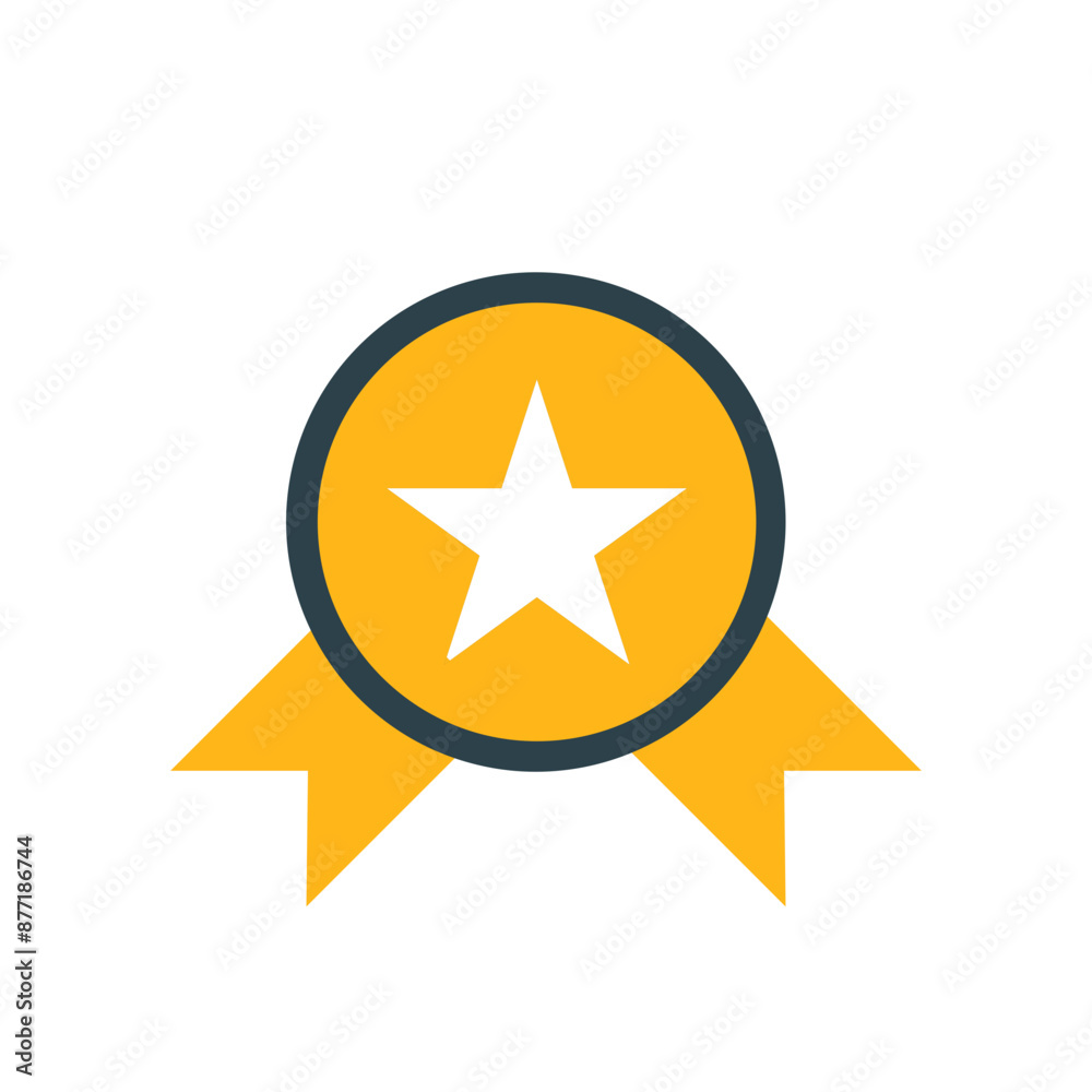 Star Badge With Ribbon Star Badge With Ribbon