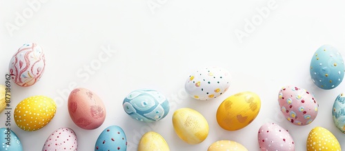 Lovely Easter eggs against ...
